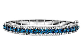 M311-23058: BANGLE 4.05 BLUE DIAS 5.50 TW