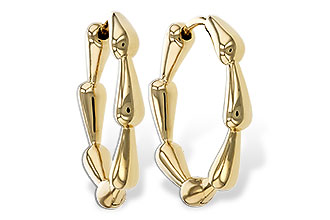 M311-23958: GOLD EARRINGS (21MM)