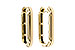 M311-23994: GOLD EARRINGS (18MM)
