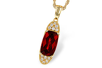 M311-24830: NECK 2.45 GARNET 2.55 TGW