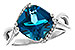 M311-24867: LDS RG 4.42 LONDON BLUE TOPAZ 4.50 TGW (10MM LBT)