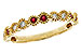 M311-24885: LDS WED RG .16 TW RUBY .25 TGW