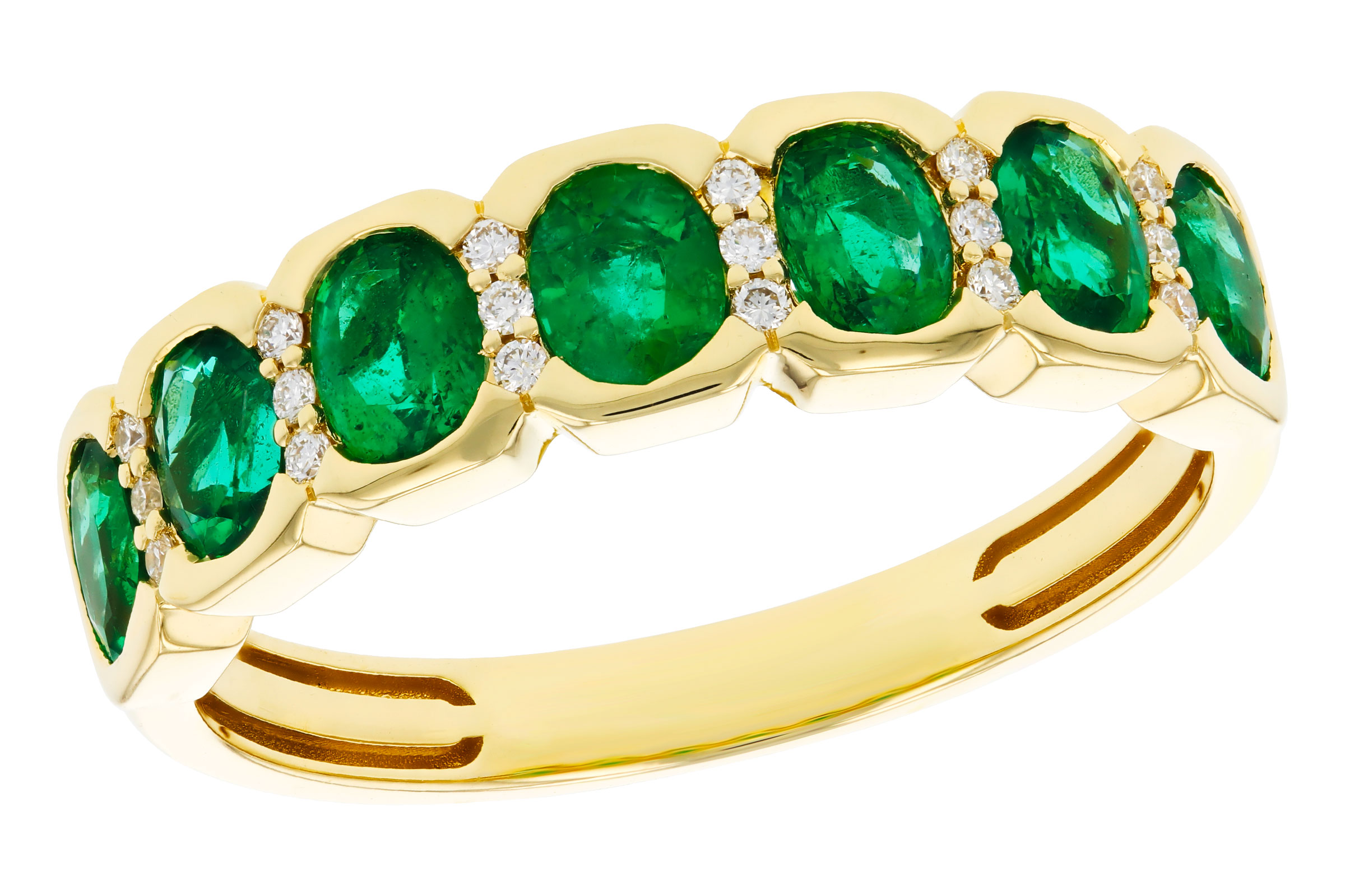 M312-11258: LDS WED RG 1.15 TW EMERALD 1.22 TGW