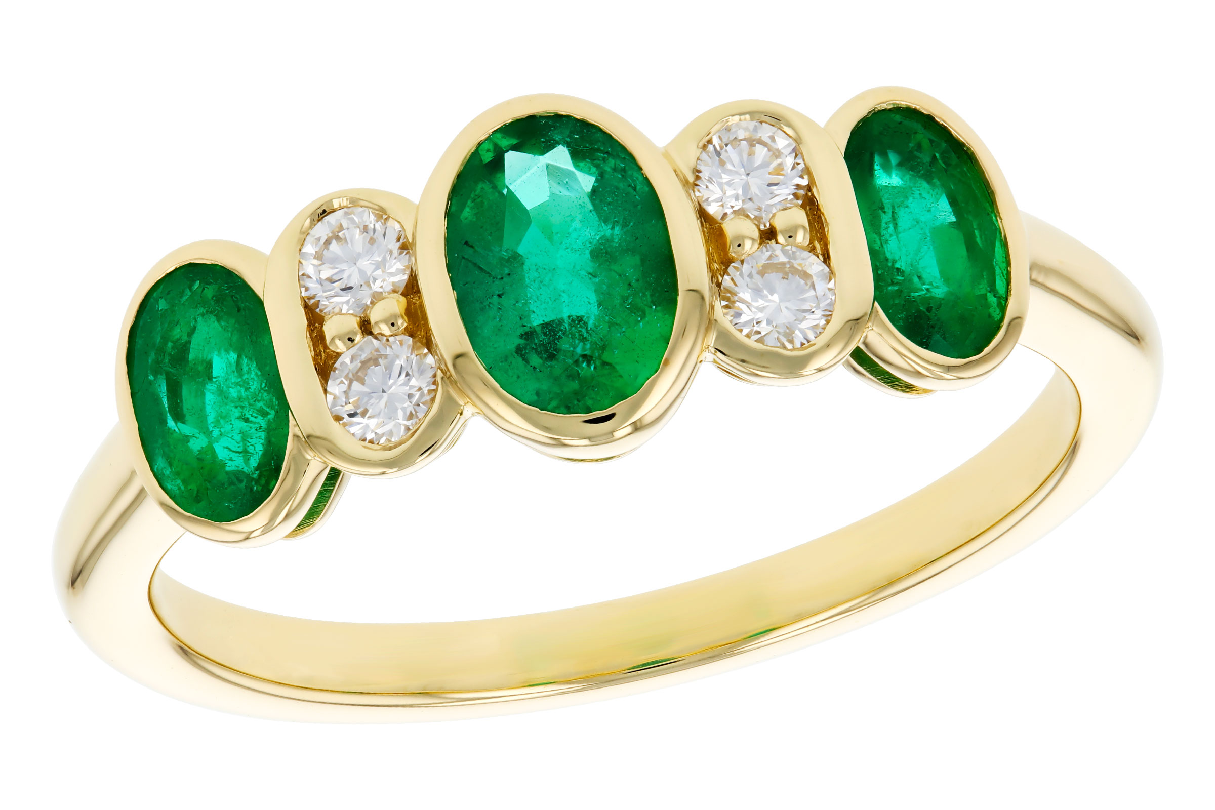 M312-12121: LDS RG .90 TW EMERALD 1.05 TGW