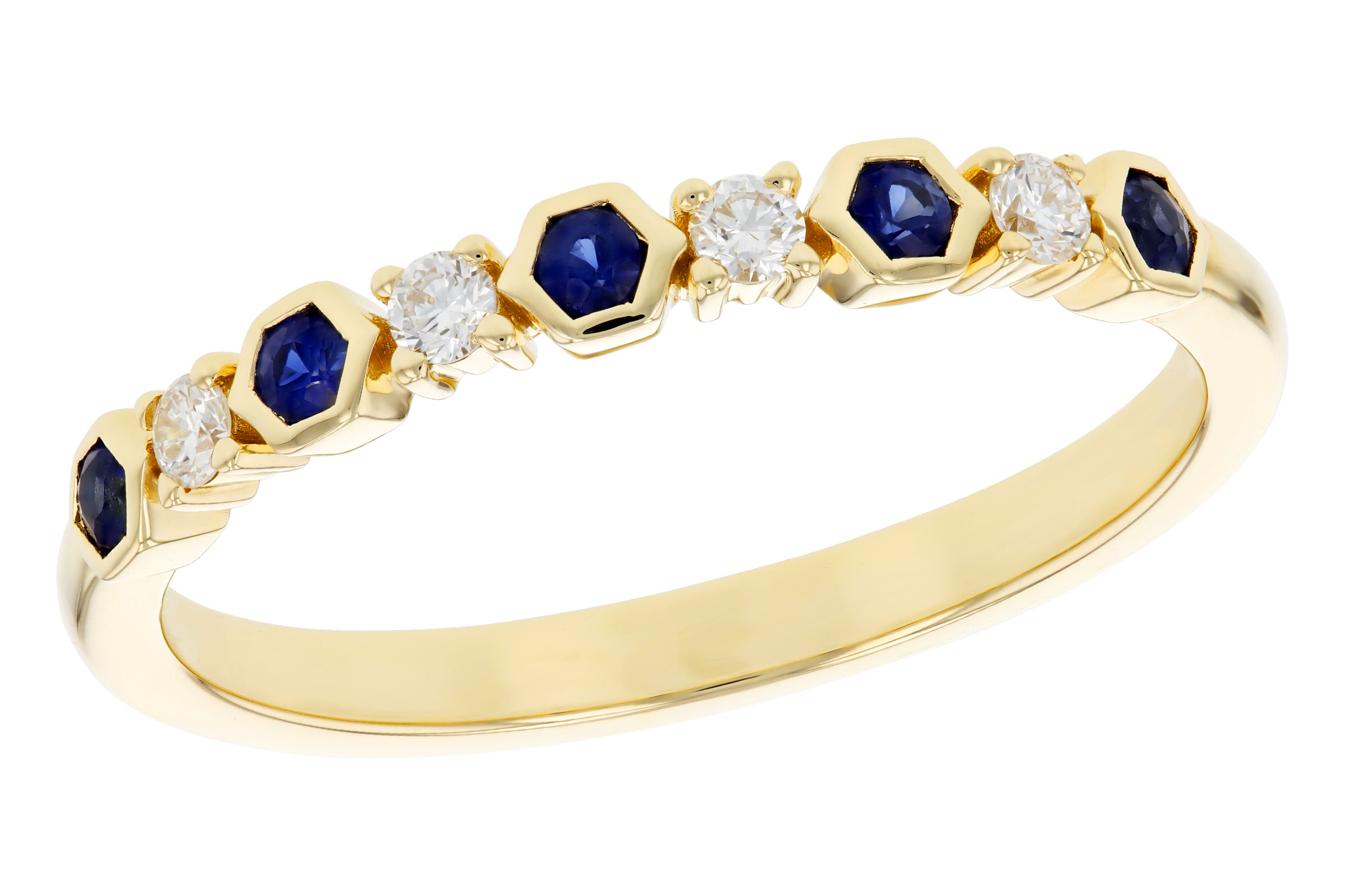 M312-12130: LDS WED RG .14 TW SAPPHIRE .24 TGW